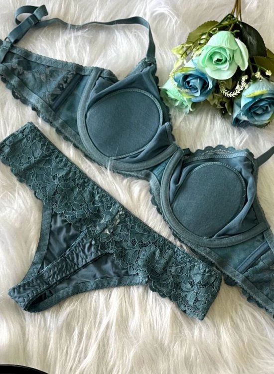 Conjunto Anne Azul Inverno