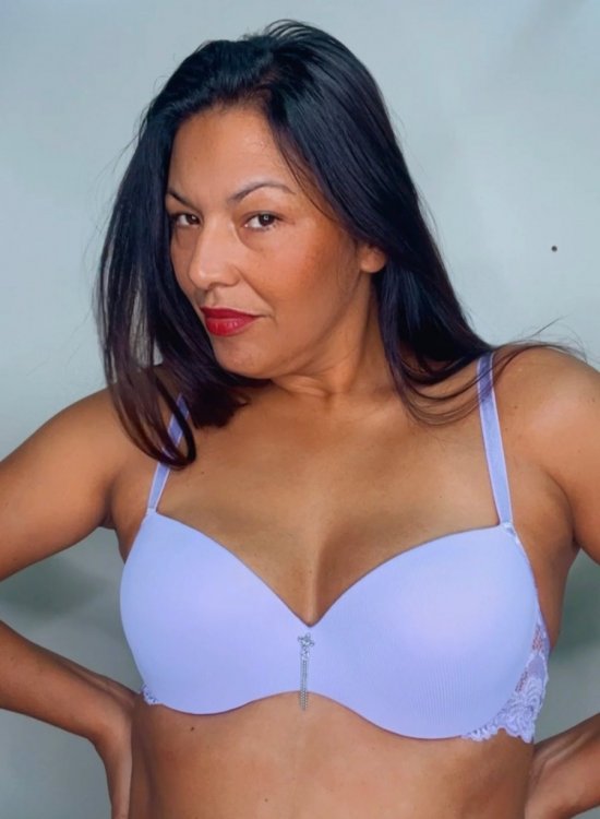 Conjunto Canelado Lilás 