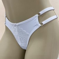 Calcinha string com 2 alças Branca